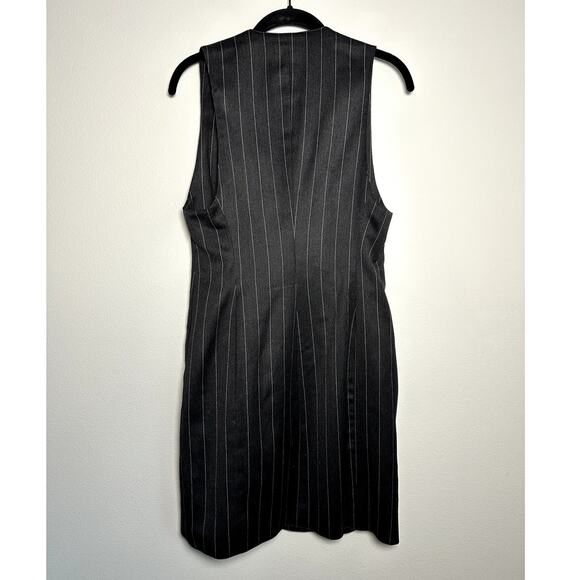 Gar Couture Paris Vintage 90s Black Wrap Short Mini Dress Women's Small - Picture 10 of 10